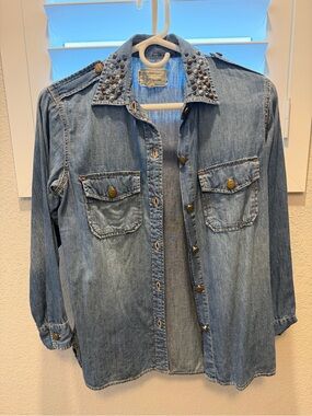 Current/Elliott Denim Shirt Jacket size 1